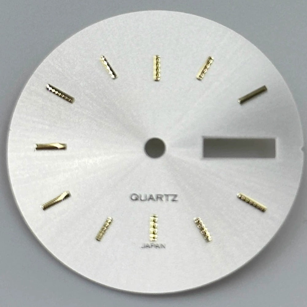 Silver 28.5mm Golden Nail Modified Datejust NO Lume Watch Dial for 2305 Movement