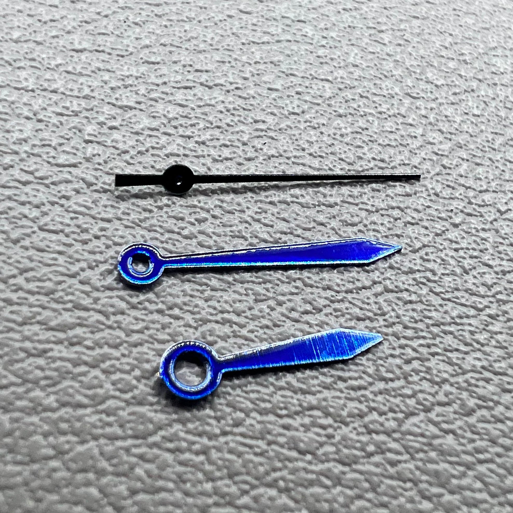 2 Sets Blue No Lume Arrow Shape Watch Hands for Miyota 2035 Movement