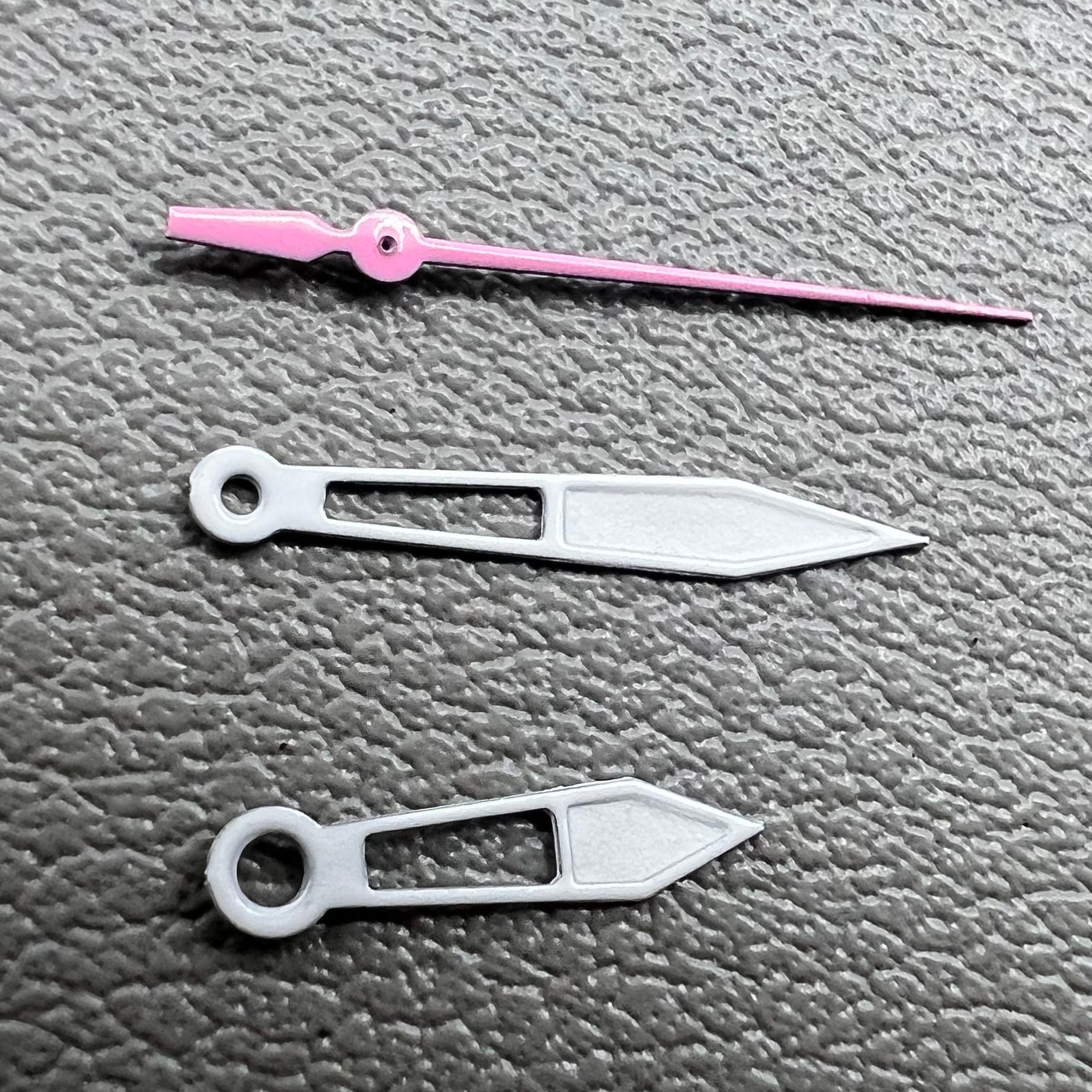 2 Sets Pink Second Hand 13mm Hollow Hands for Miyota 2315 2035 2036 2115 2305