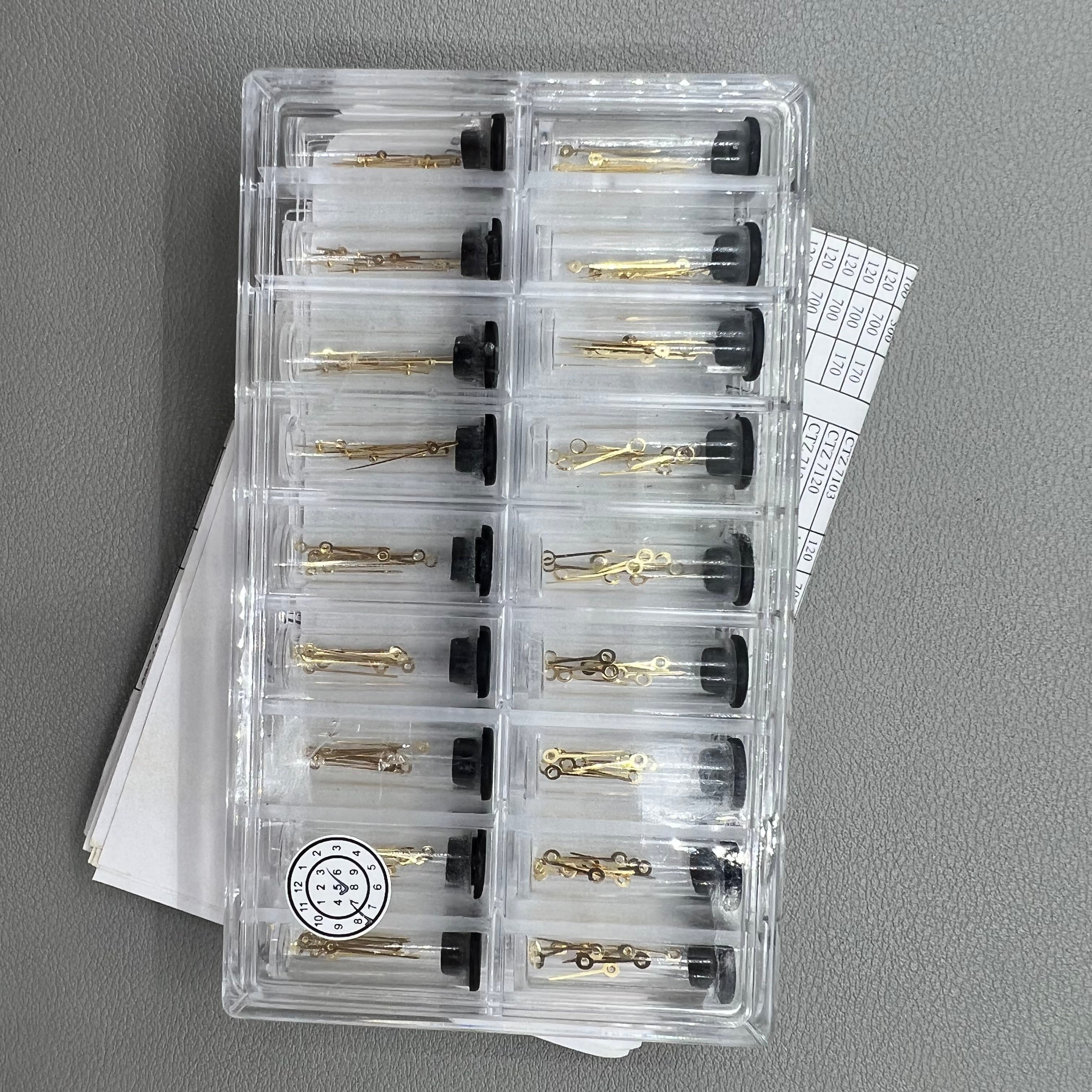 Assortment 18 Sizes/Set Golden Watch Hands Hour /Minute /Second Hands