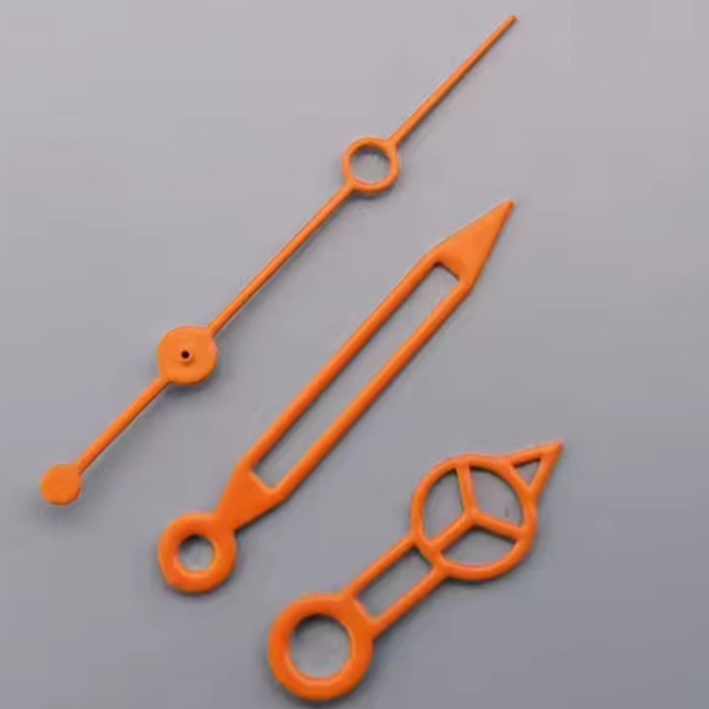 Orange Hollow 7.75mmx12mmx12.5mm Watch Hands Suitable for NH35/36/4R/7S Movement