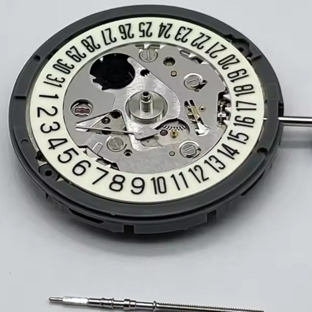Japan Made NH35 Mechanical C3 Modified Blue Luminous Date At 6 White Disk