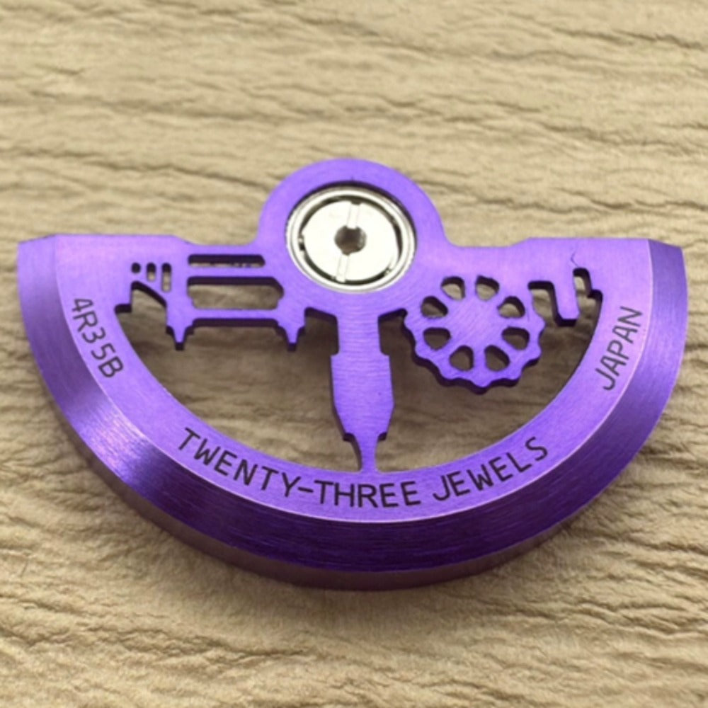 Purple Architectural Style Hollow Modified Oscillating Weight for NH35 NH36
