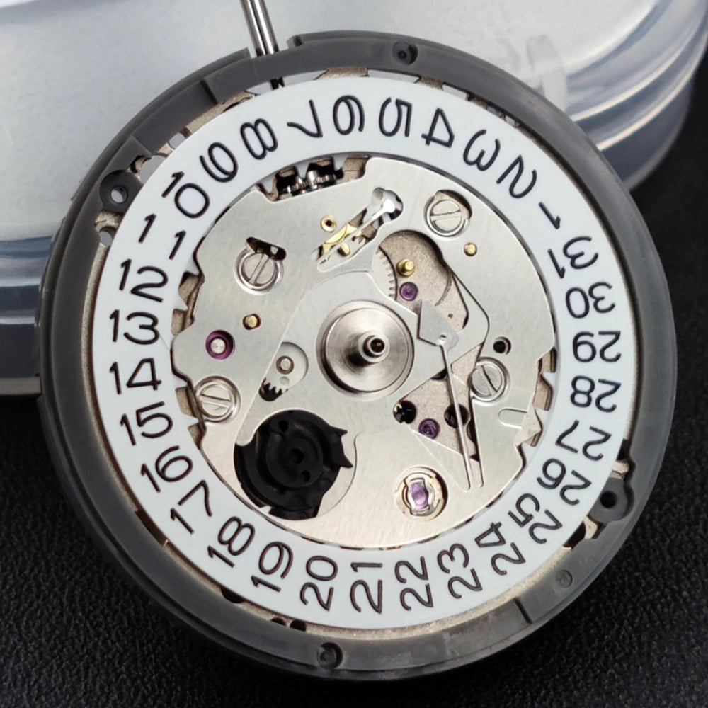 Modified NH35 Mechanical  Left-Handed Date At 9 Single Calendar Watch Part