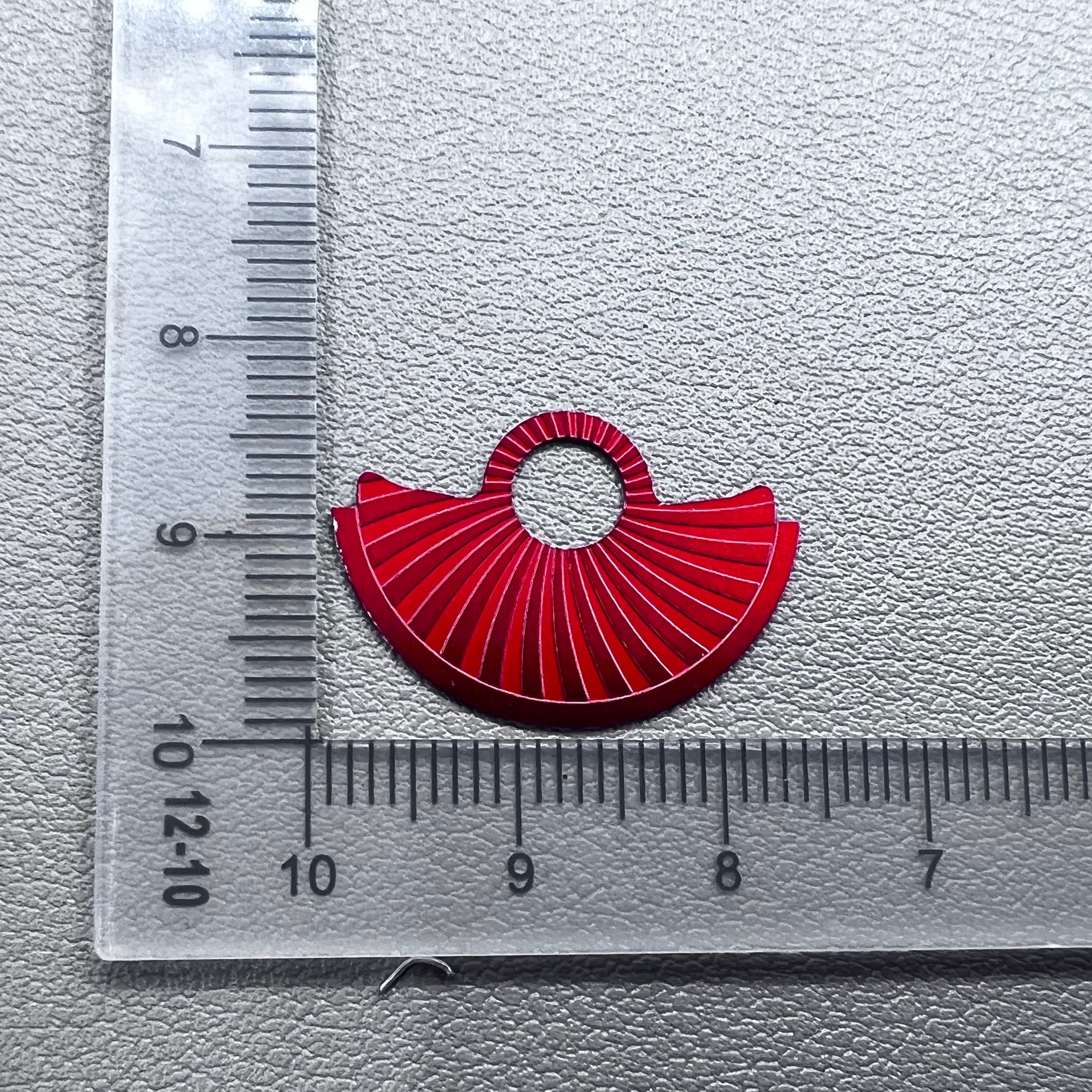 Red Oblique Wave Metal Rotor Oscillating Weight Overlay Fit for NH35 NH36