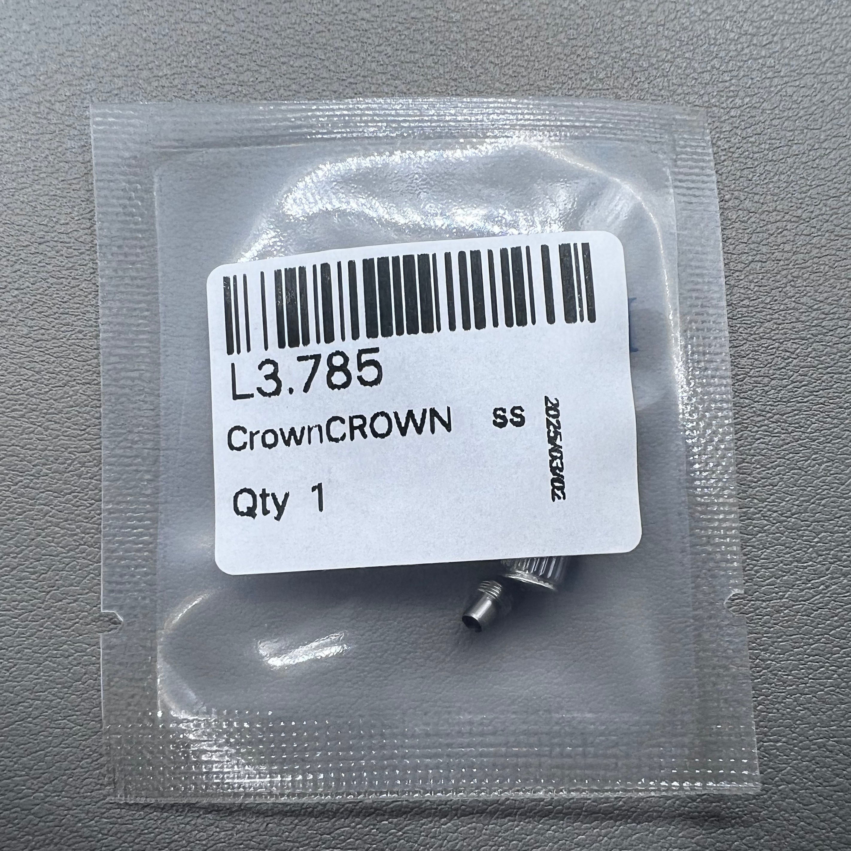 Replacement Silver Watch Crown Generic for Conquest L3.785