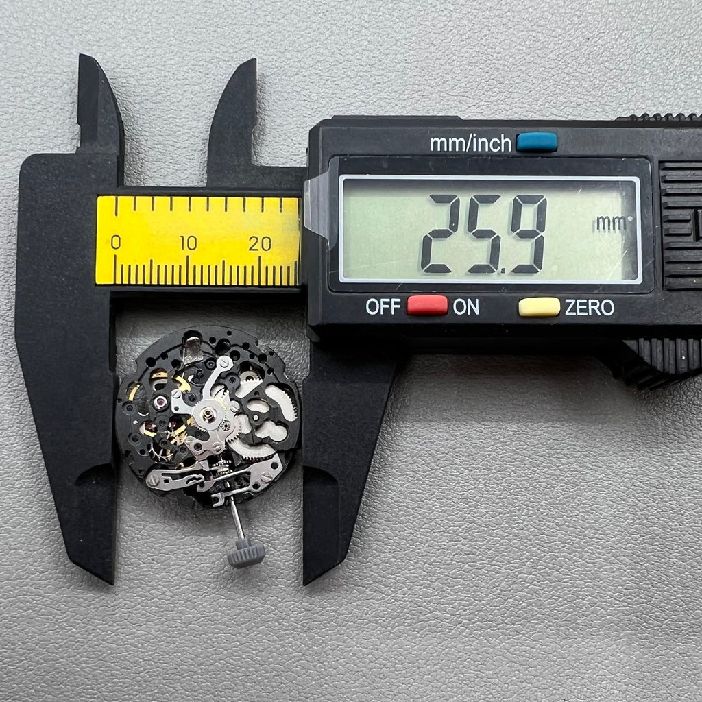 Genuine Miyota 8N24 Black Hollow Automatic Mechanical Movement