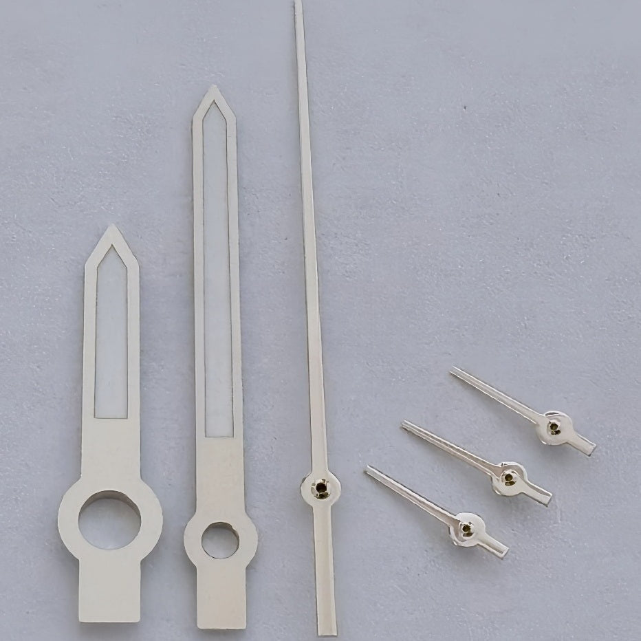 Silver Trim with Lume Hands Fit for ETA/Dandong 7750 Movement M005.0/M005.1