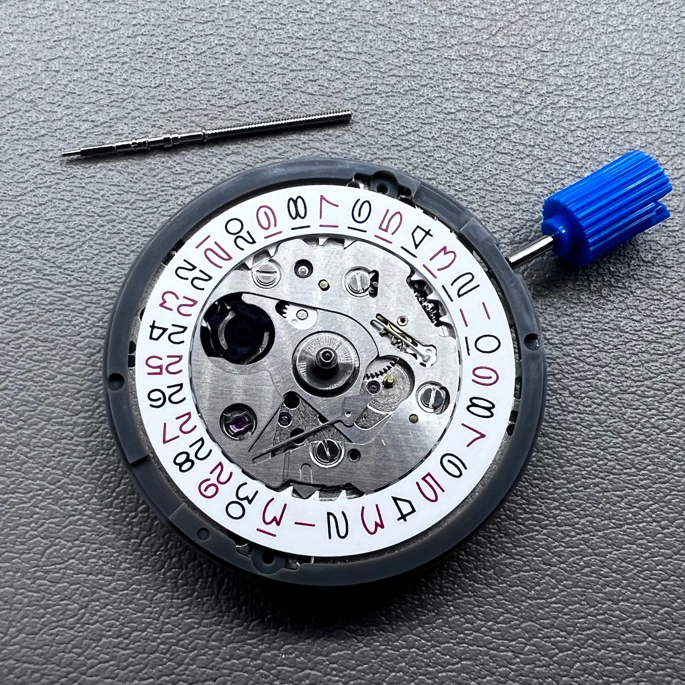 Japan NH35 Automatic Mechanical Movement High Accuracy Red Odd Number