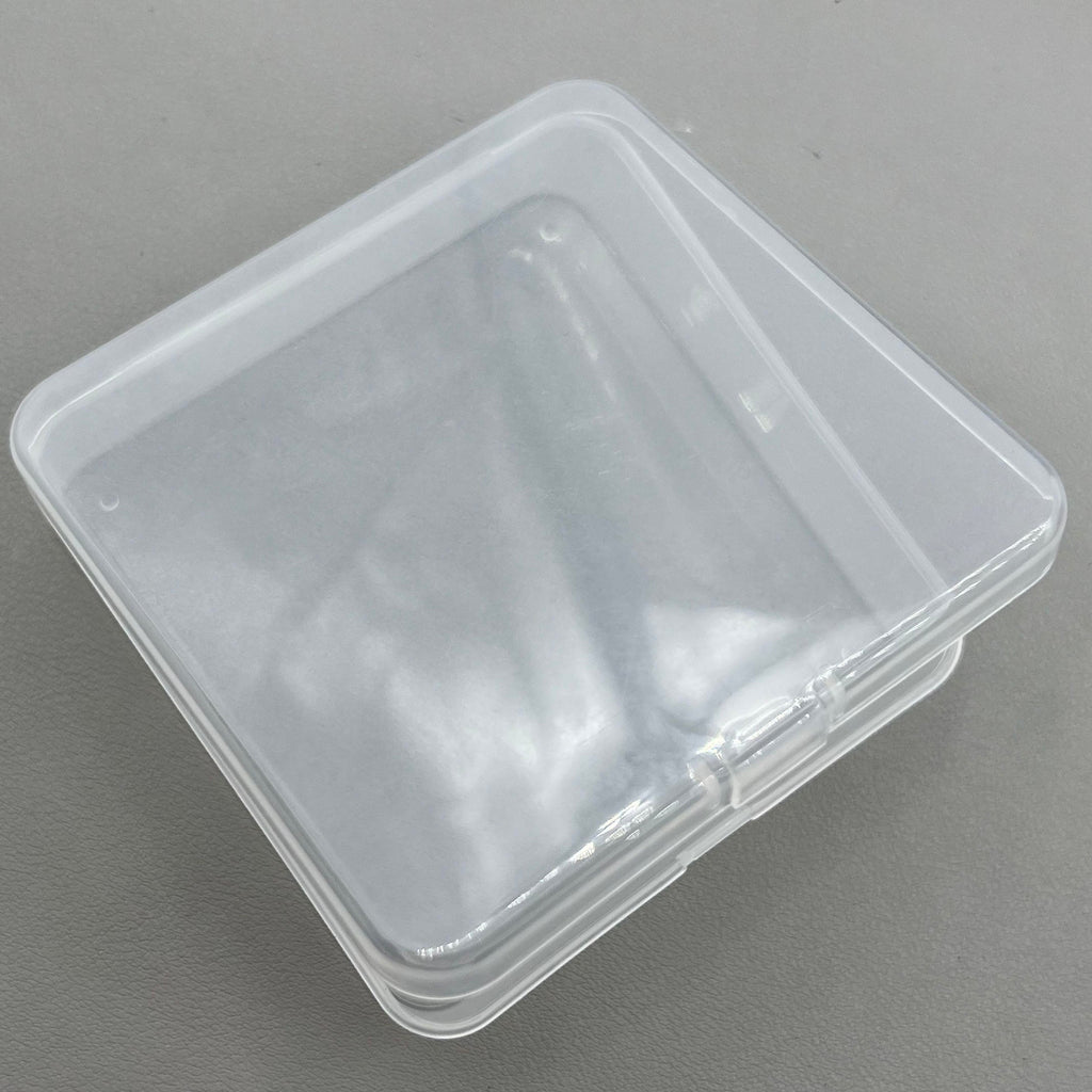 10X Square Toolbox Box Container Storage Case Hinged Lid (2.8x9.5x9.5cm)