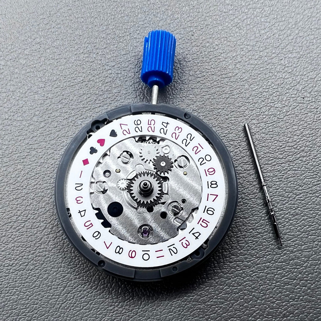 NH34 Automatic Mechanical GMT Movement White Disk Spades Font Hacking Seconds