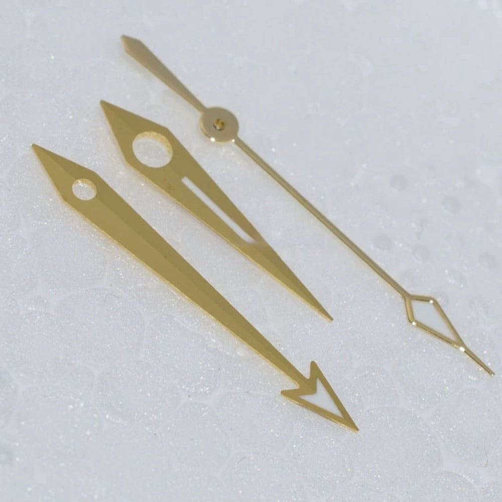 18.5X15.1X10.9mm Modified Golden Lume Watch Hands for ETA2836 2824 2892A2