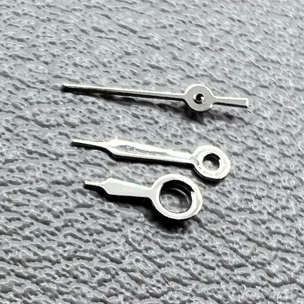 2 Sets/Pack Silver Set of Watch Hands for Miyota 2035 8mm/6mm/4mm Length NO.1226