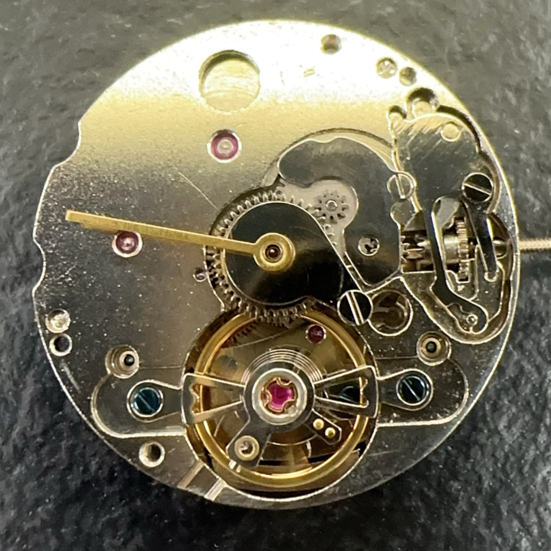 Chinese Silver Lady Automatic Mechanical 3 Hands Bare Balance Wheel At 6