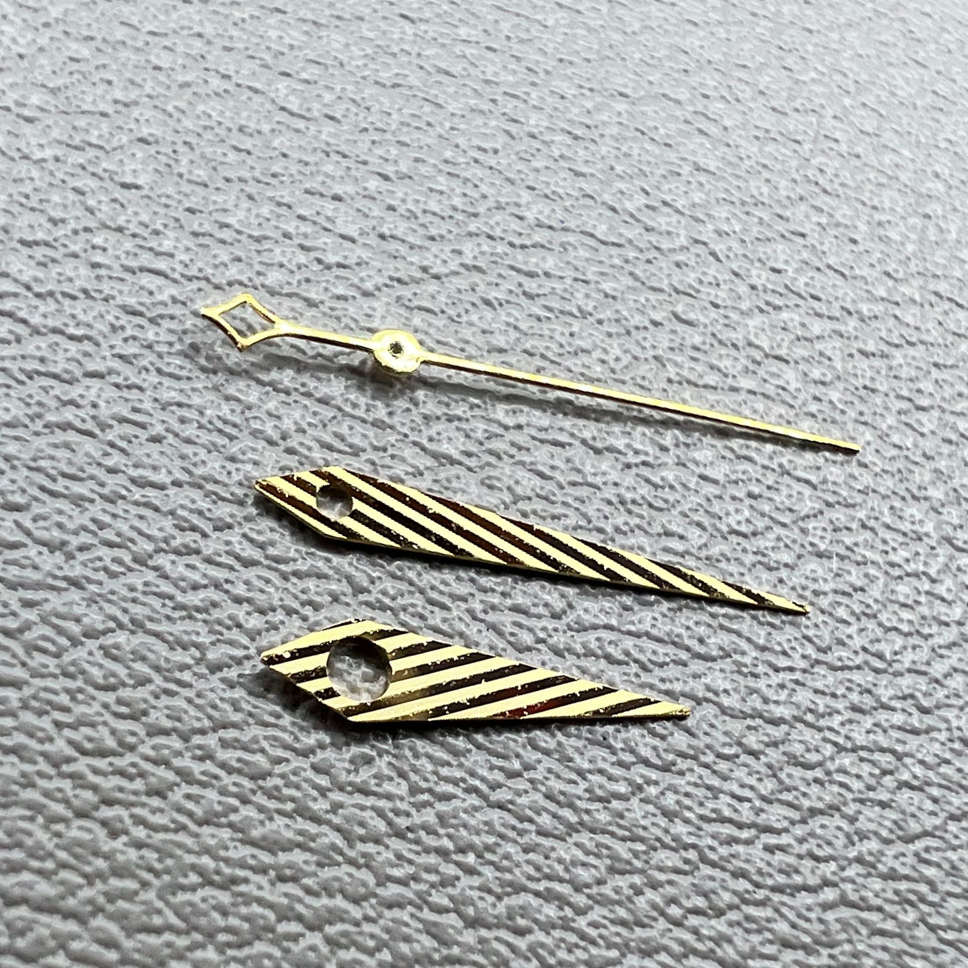 Twill Golden No Lume Watch Hands Set for NH35 NH34 NH36 NH70 Movement