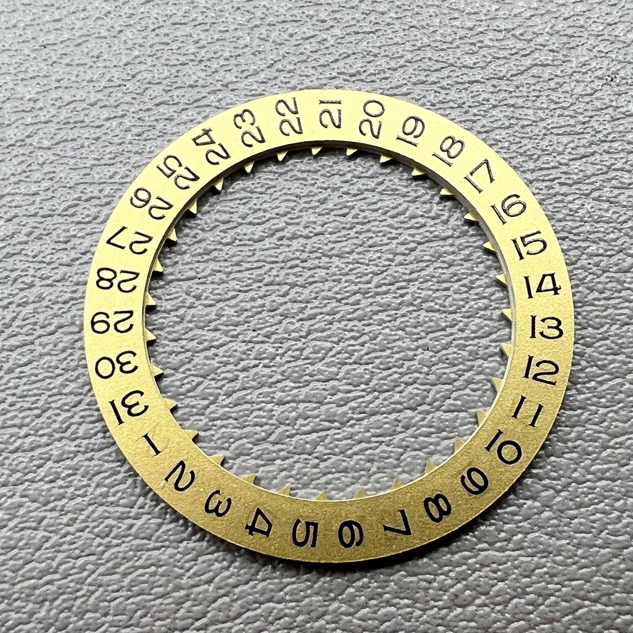 Golden Special Font Date Disk Wheel Date@3 for Miyota 8215 Movement