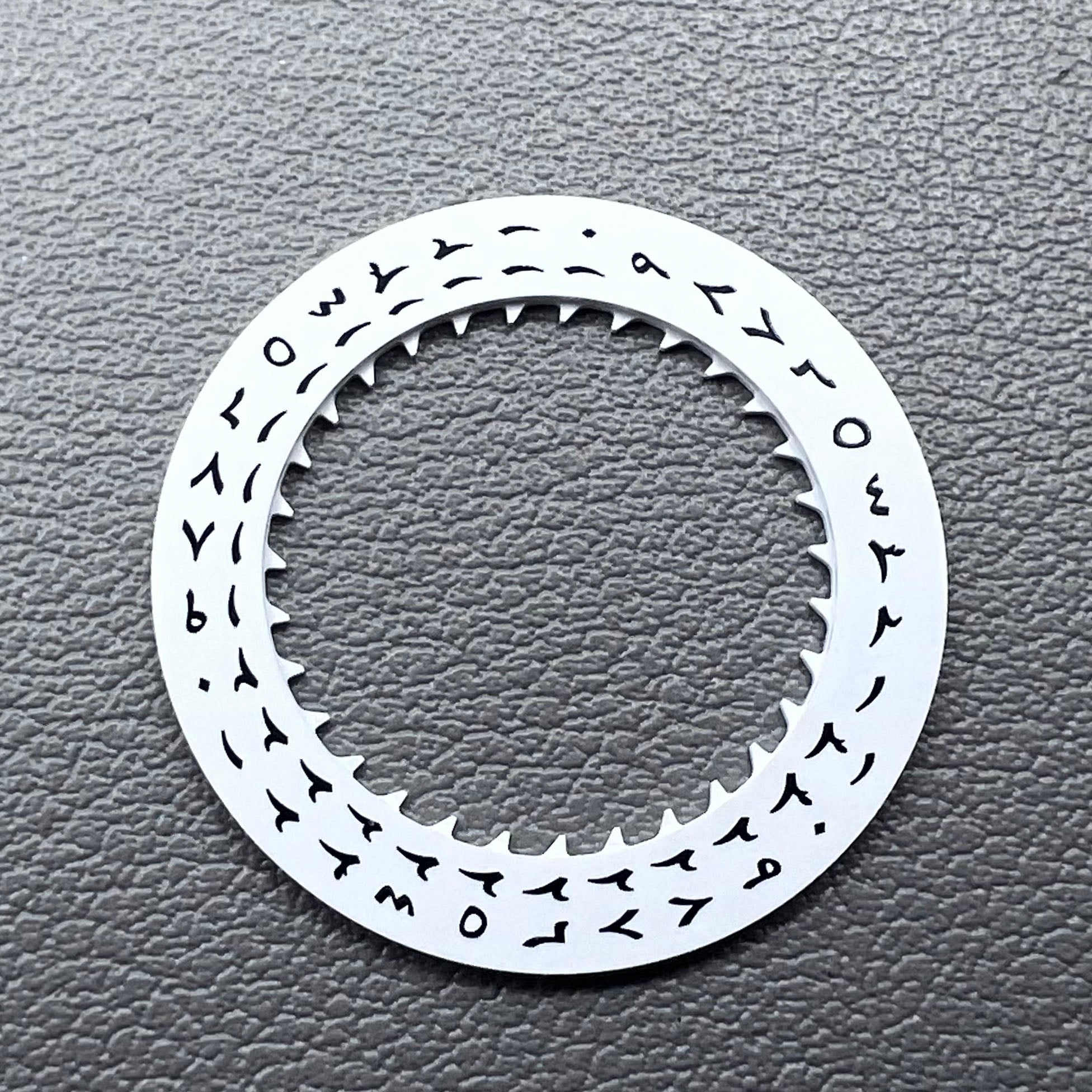 Arabic Date Disk Wheel for Mechanical NH35 Movement Crown@3.0