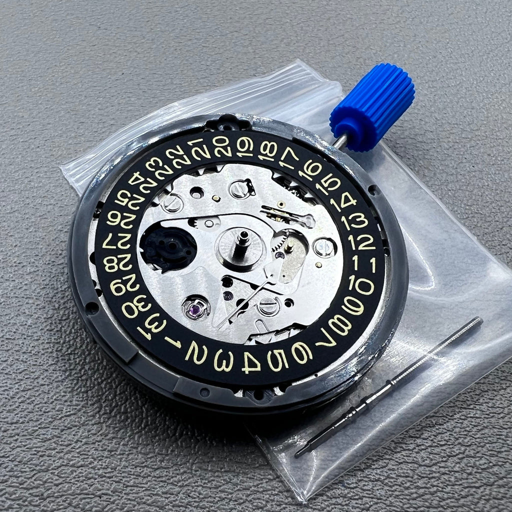 Seiko NH35 NH35A Golden Date Automatic Mechanical Movement SKX007 Crown@3.0