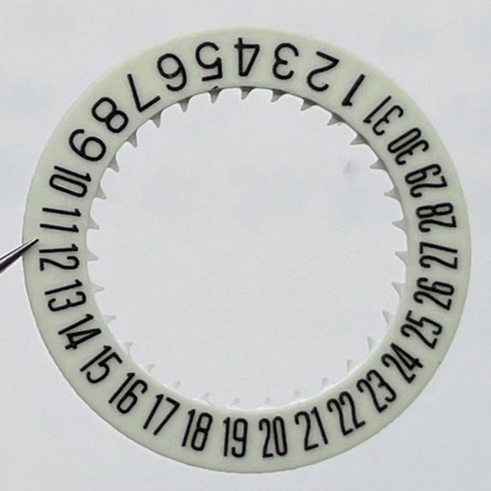 C3 Green Luminous Date Disk Wheel Fit for NH35 NH36A NH34 Date At 6
