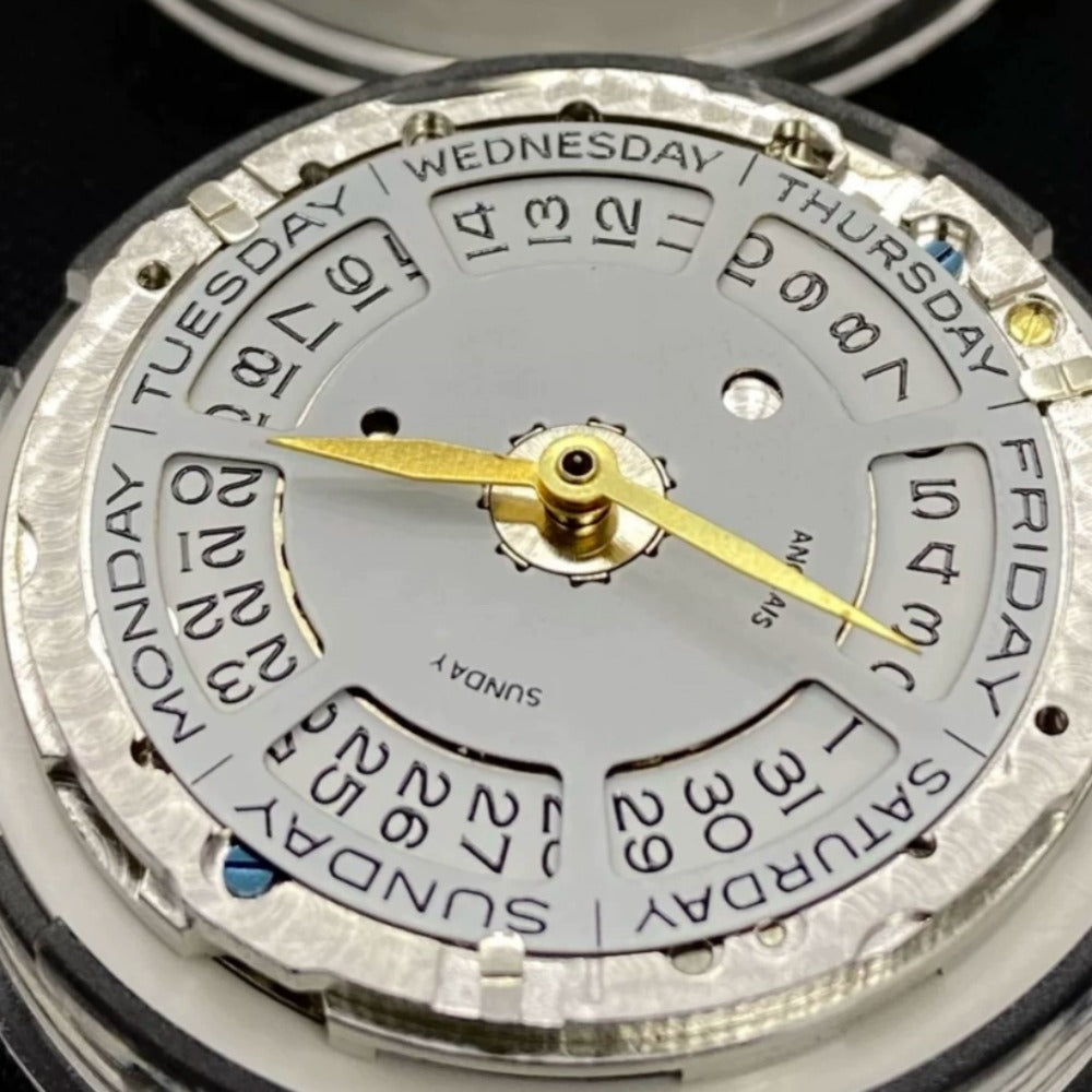 China Made 3255 Automatic Mechanical Movement Double Calendar Narrow Disk