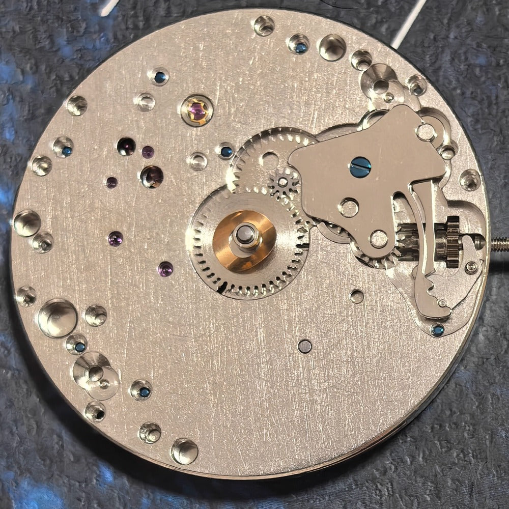 China Made 6497 Silver Manual Mechanical Movement 2 Hands With Small Second