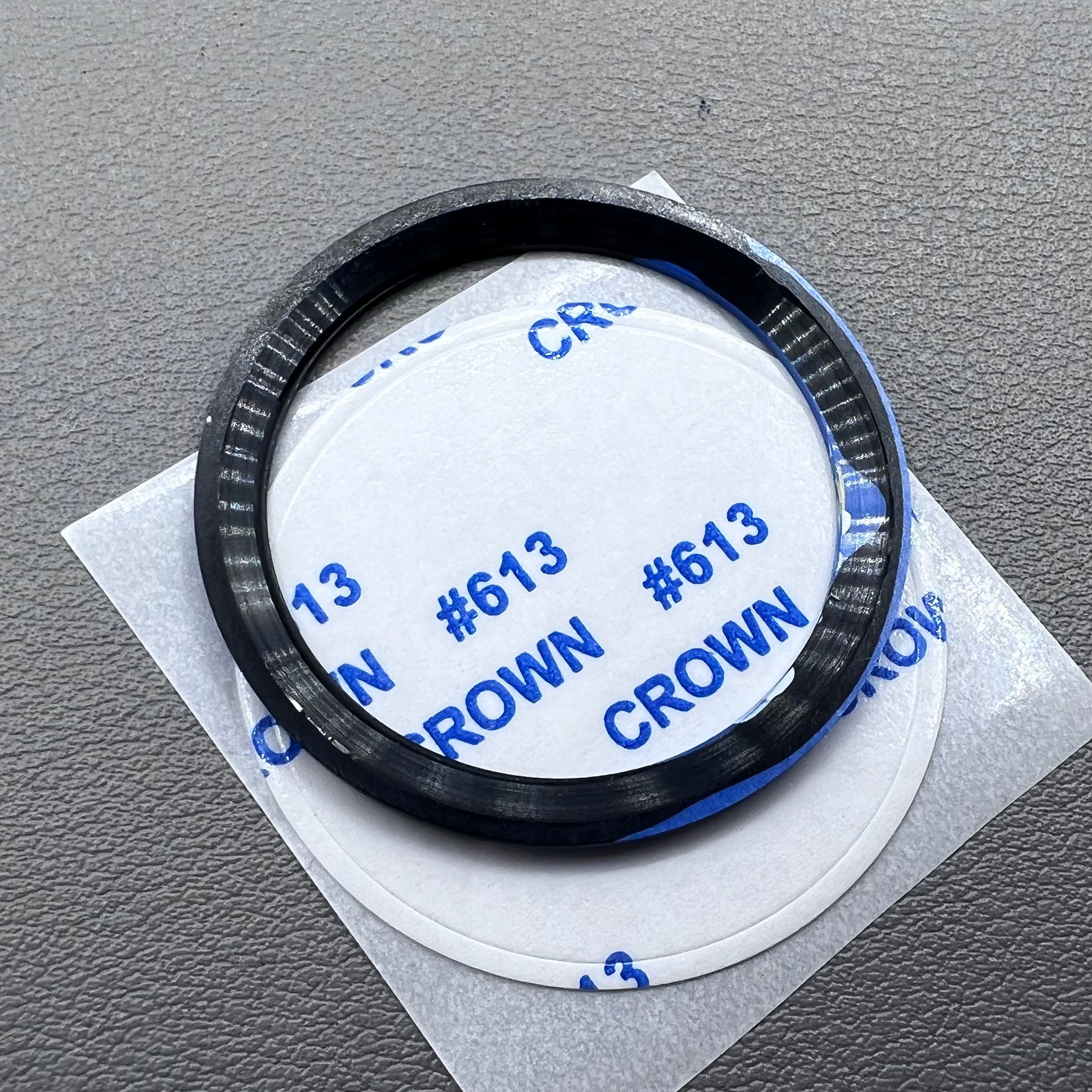 38mm Blue Black Watch Ring Ceramic Bezel Insert Ring for GMT Watch 40mm Casing