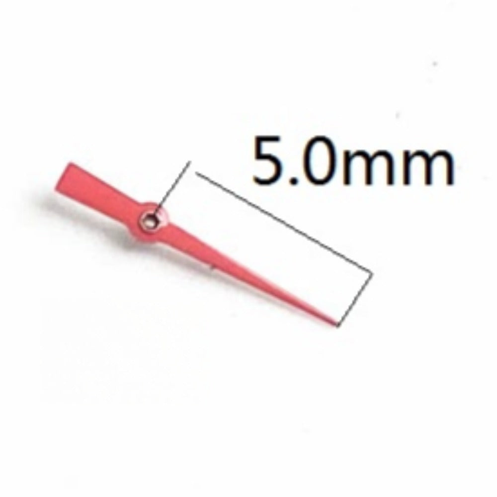 3pcs 5.0mm Red Typical Watch Small Second Hands for Miyota JS15 Quartz Movement