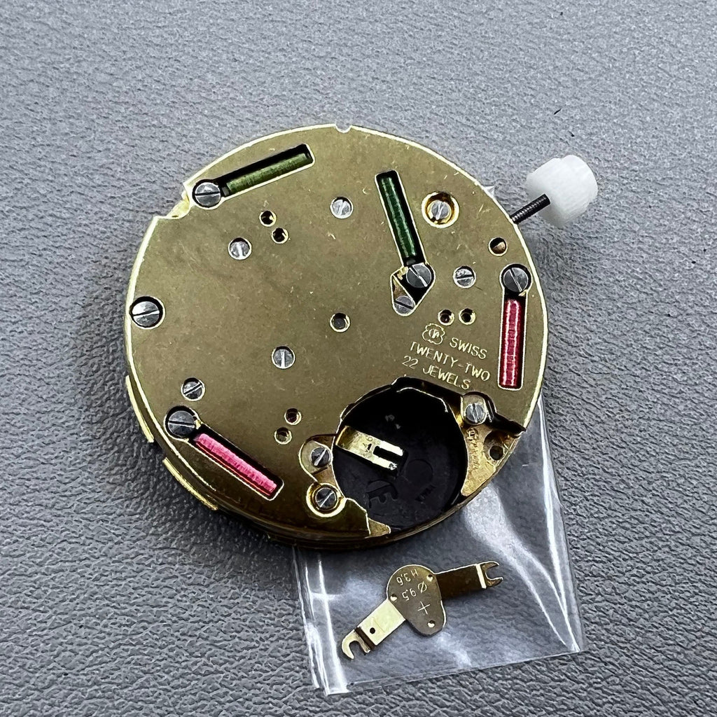 Swiss ETA251.272 ETA251.274 Golden Watch Quartz Movement Date@4 White Disk