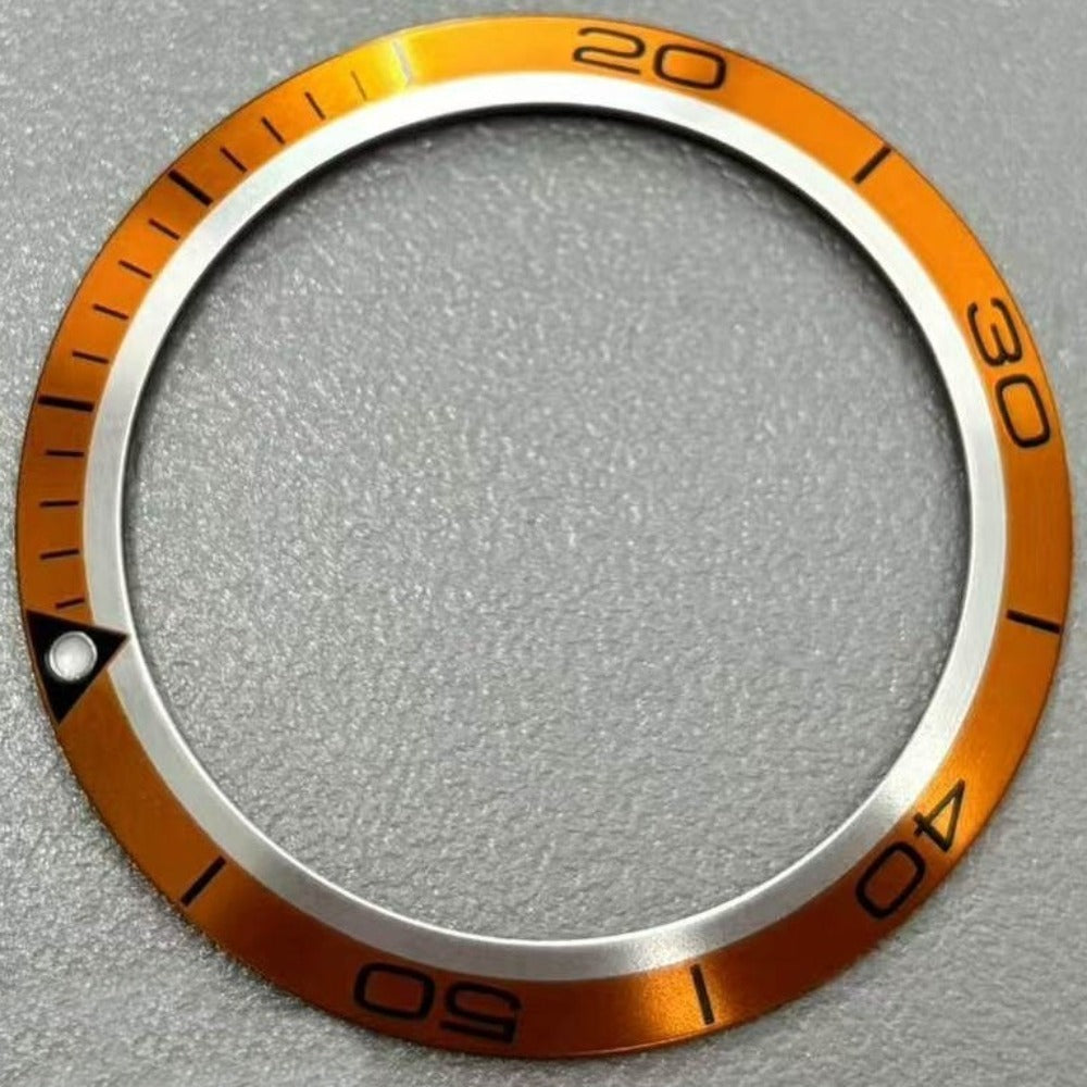 41mm Orange Aluminium Alloy Watch Bezel Insert for Omega Seamaster 600
