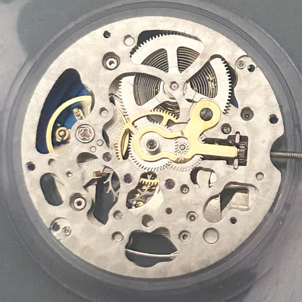 China Made New 2189 Automatic Mechanical Movement 3 Hands Blue Rotor