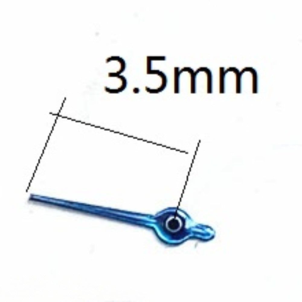 3pcs 3.5mm Blue Watch Small Second Hands for Miyota JS15 Quartz Watch Parts