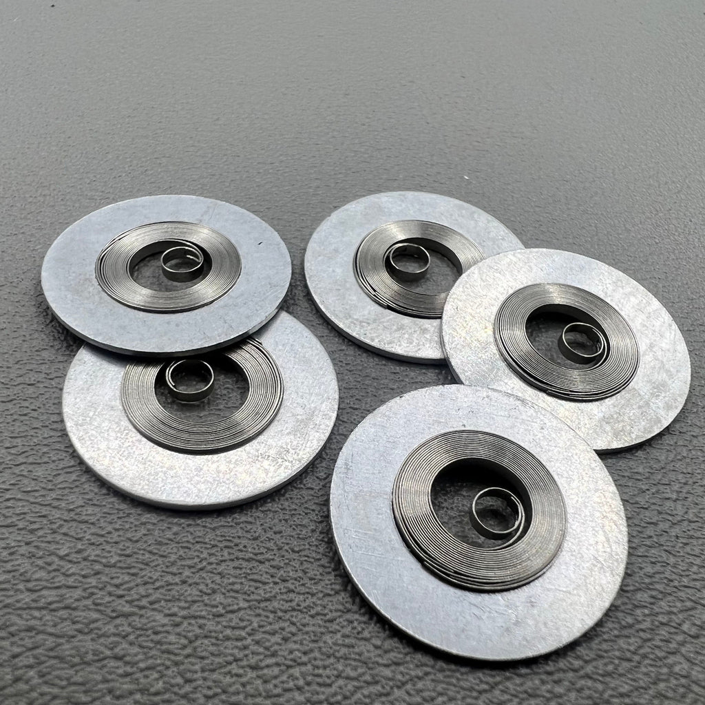 5 PIECES Silver Mainspring Generic Fit for Movement 7S26#180
