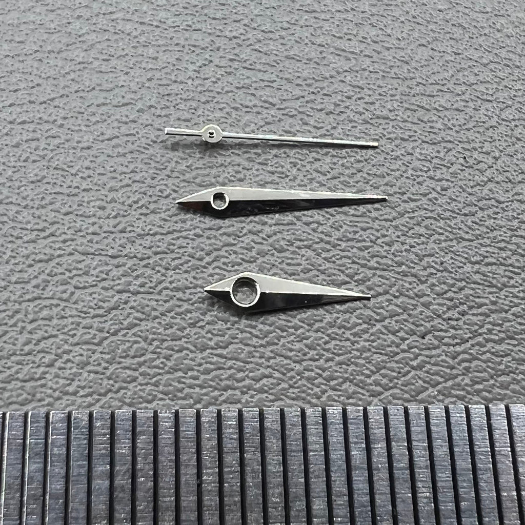 2 Sets/Pack Silver Set of Watch Hands for Miyota 2035 Movement 12mm/11mm/9mm
