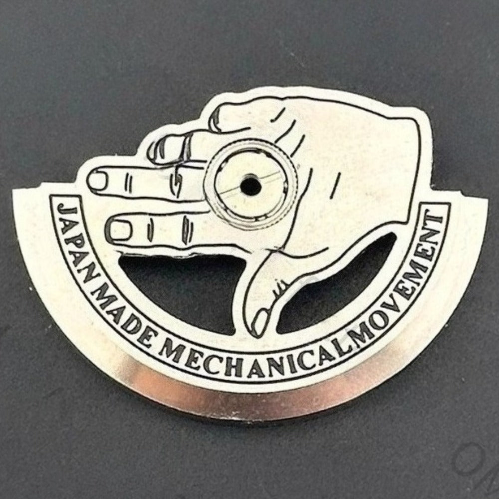 Modified Silver Finger Pattern Rotor Oscillating Weight for NH35 NH36 Movement