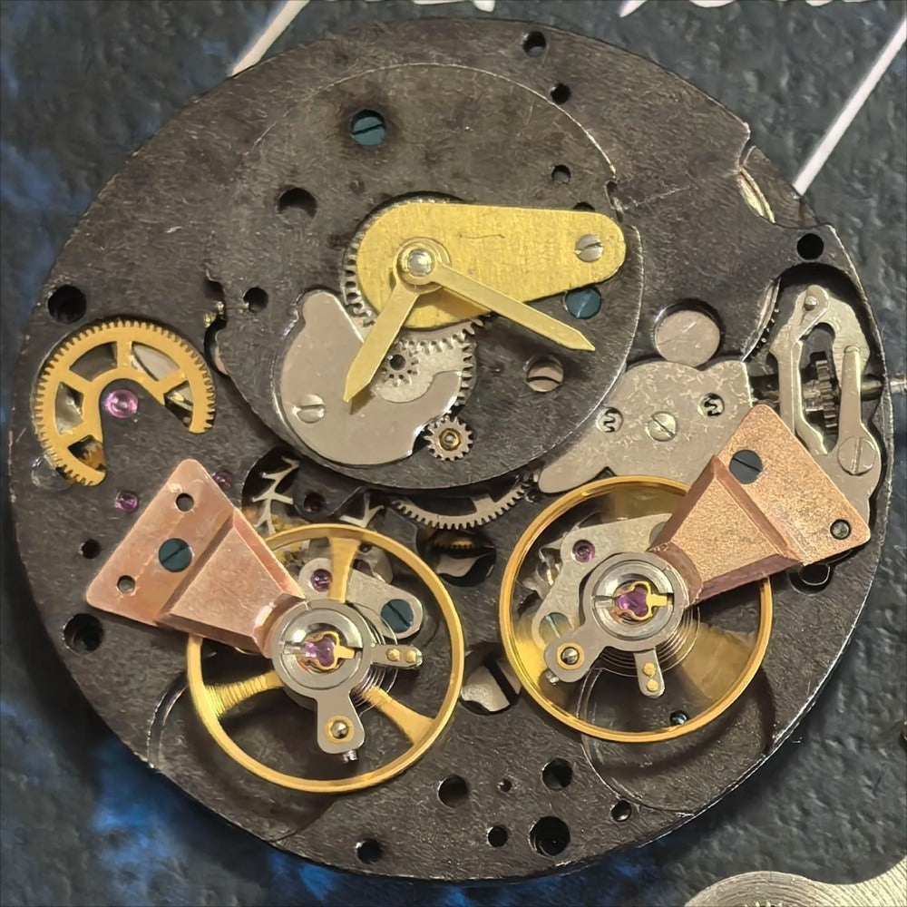 China Made Black Shanghai S-05A Automatic Mechanical Movement Black Rotor