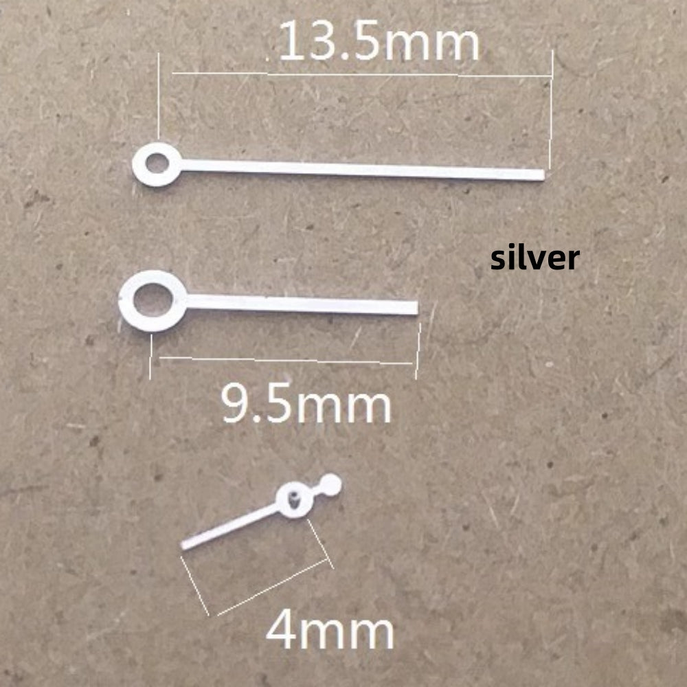 3 Hands Silver Long 13.5mm Watch Hands for Seagull ST6 Automatic Mechanical