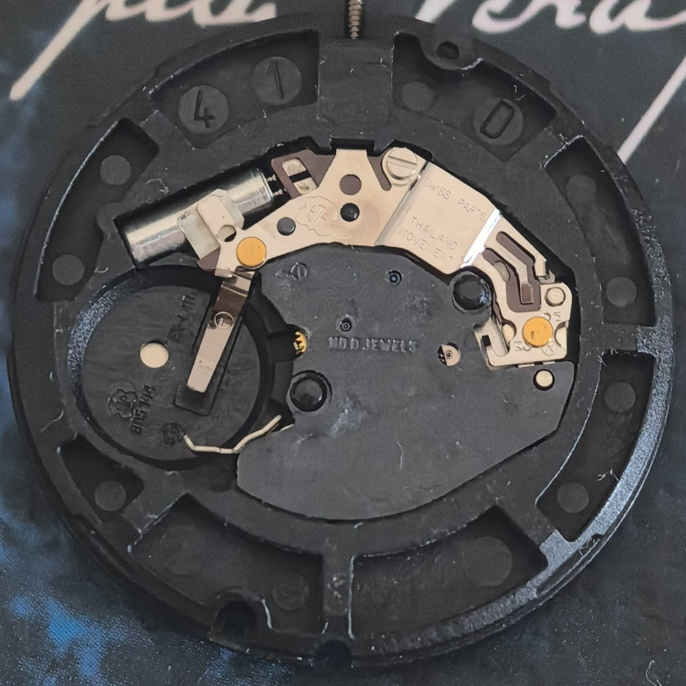 Swiss ETA805.144 Quartz Movement 3 Hands Silver Disk Watch Part