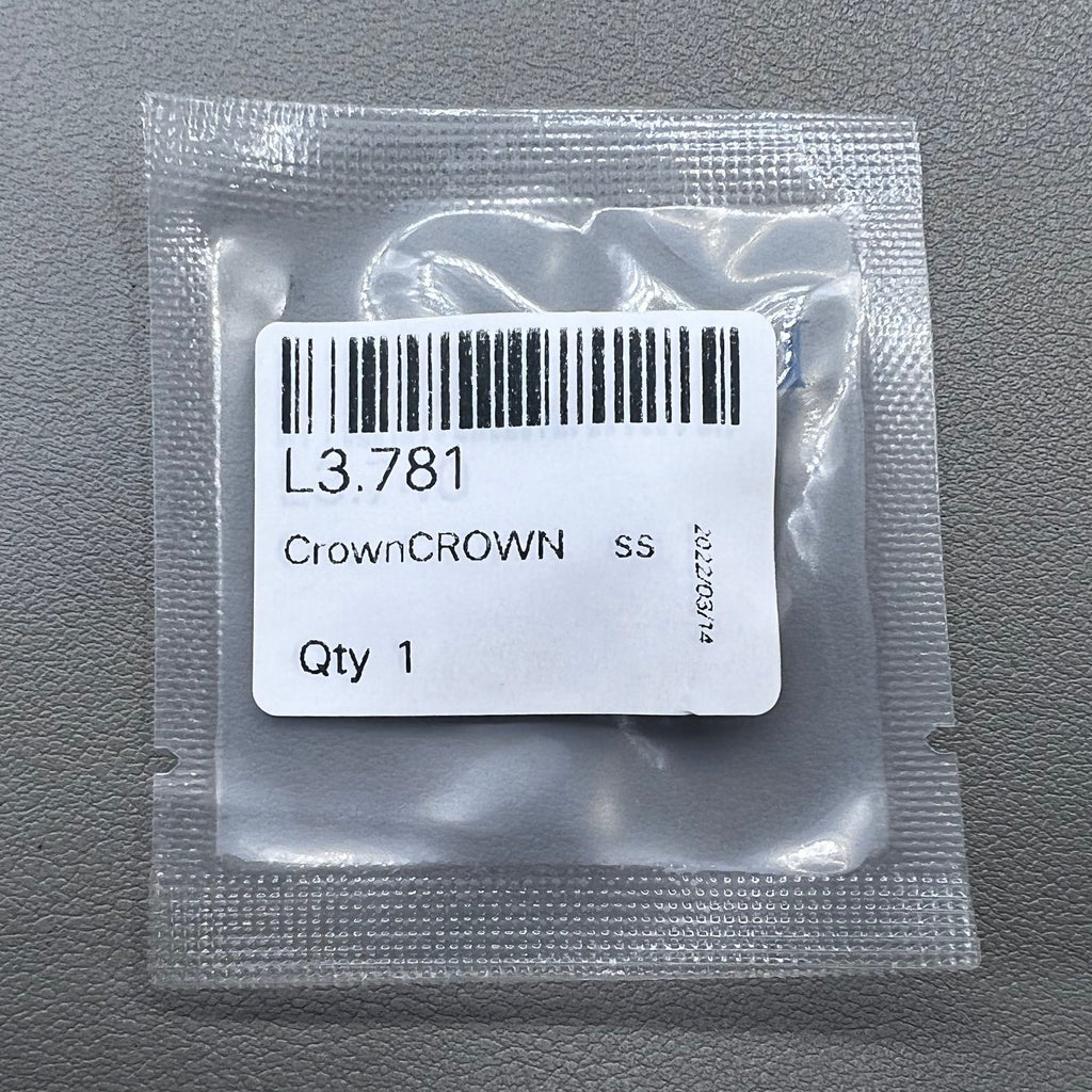 Replacement Silver Watch Crown Generic for Conquest L3.781 Watch Part