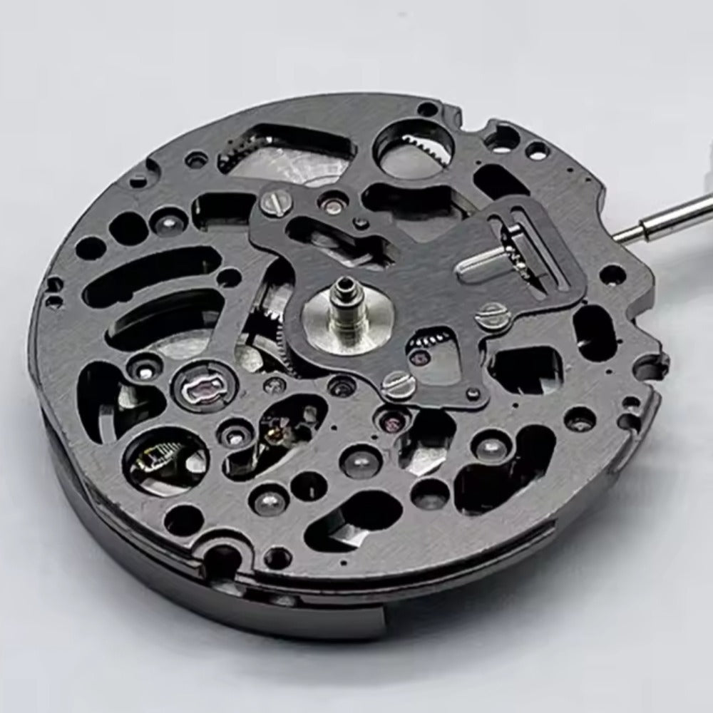 New Black Hollow Seiko SII NH72 NH72A Japan Made Automatic Movement
