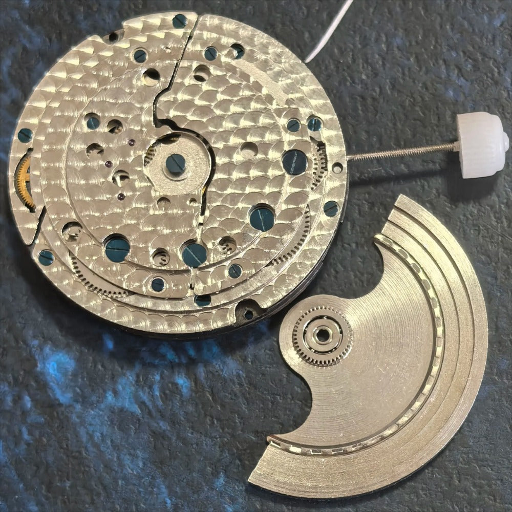 China Made Silver Shanghai S-05A Automatic Mechanical Movement Silver Rotor