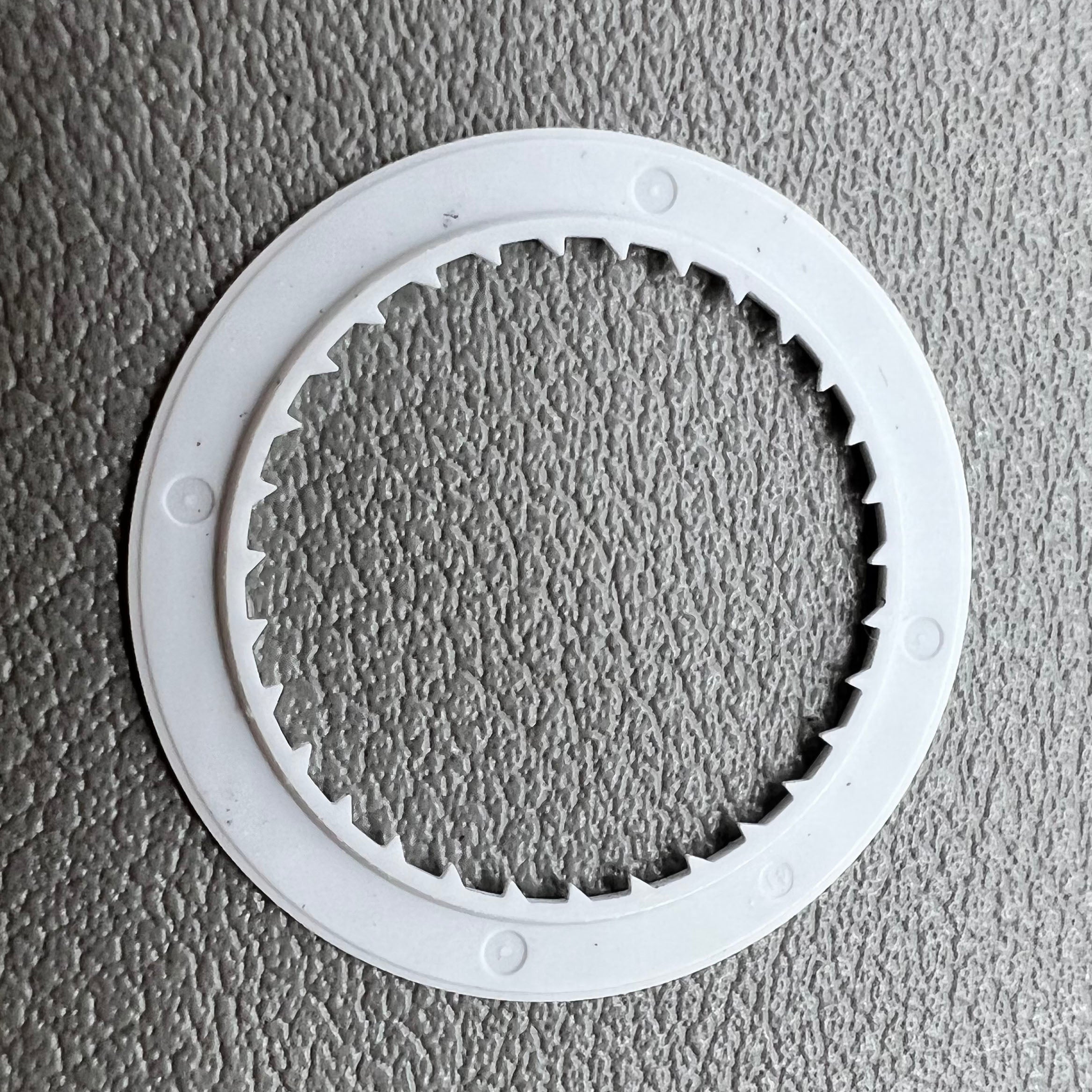 White Special Font Date@9 Date Disk Wheel for Miyota 8215 Movement