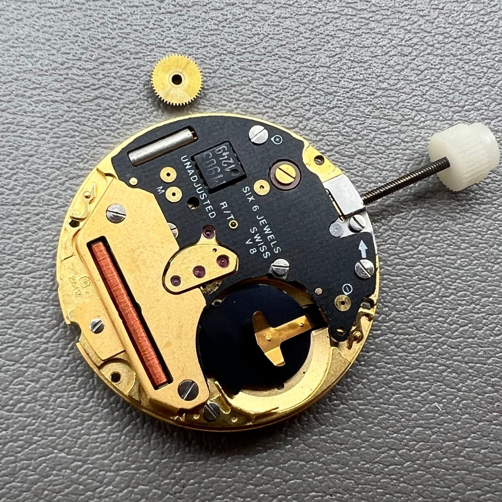 Swiss ETA255.412 Quartz Movement 3 Hands White Disk