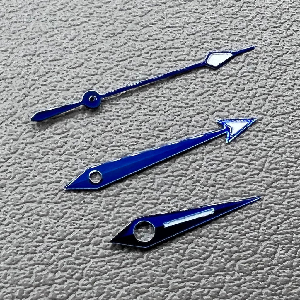 18.5X15.1X10.9mm Modified Blue Lume Watch Hands Set for ETA2836 2824 2892A2