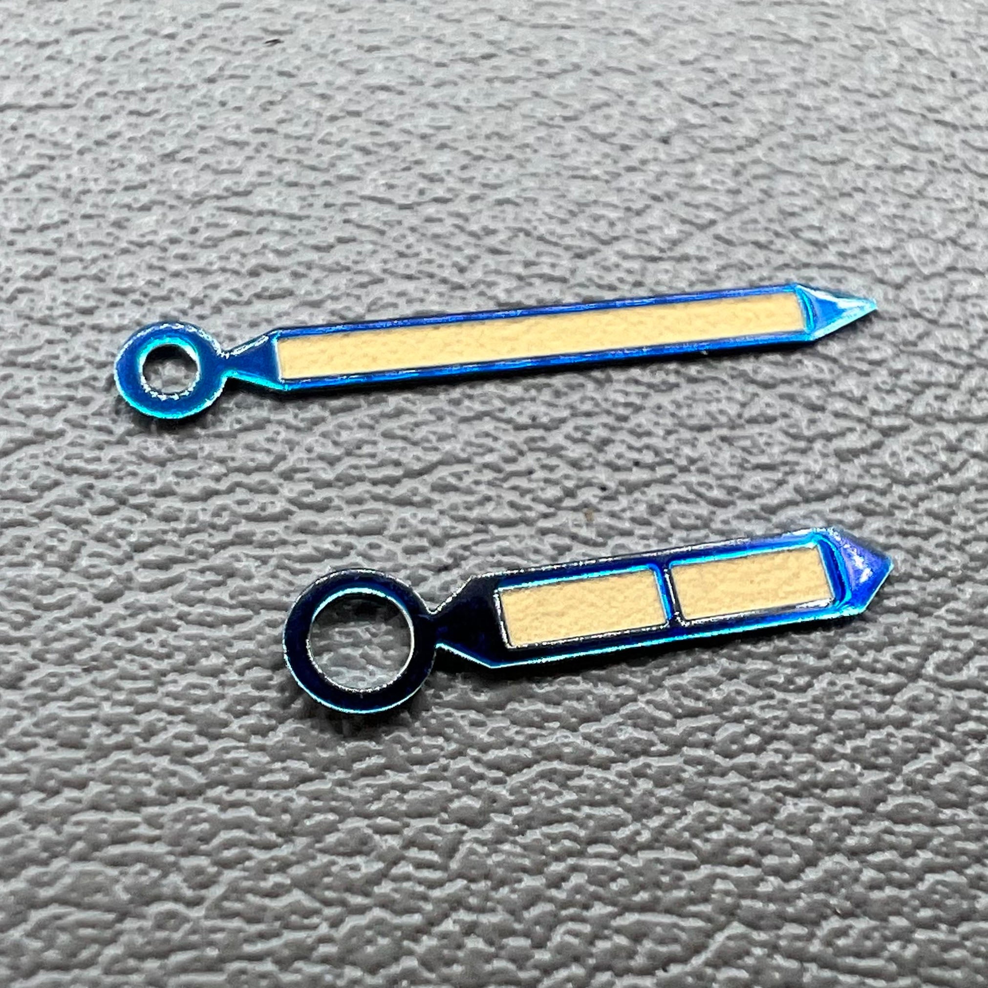 Green Luminous Blue Trim Watch Hands Set for ST3600/ST3620 ETA6497/6498 Movement