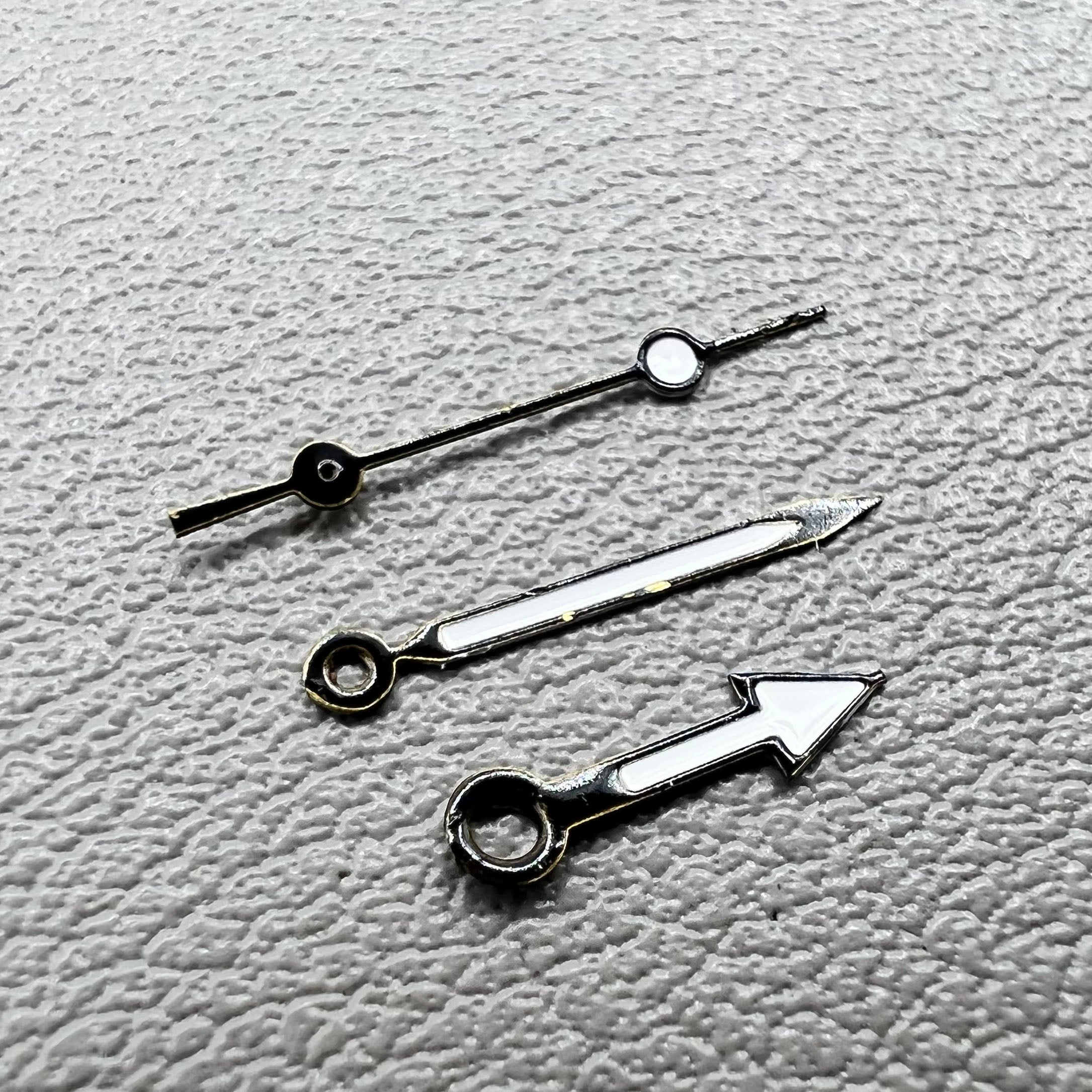2 Sets/Pack NO.1244 Black Set of Watch Hands Set for Miyota 2035 Movement