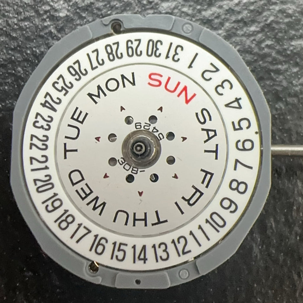 Japan Made Miyota 1L02 Quartz Double Calendar Date At 6 Watch Repair Part