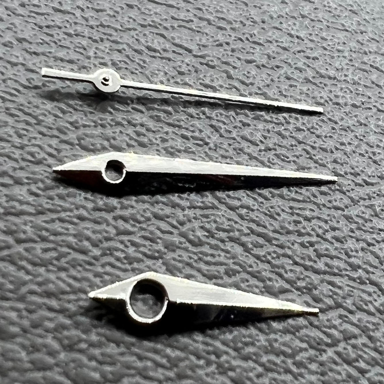 2 Sets/Pack Silver Set of Watch Hands for Miyota 2035 Movement 12mm/11mm/9mm
