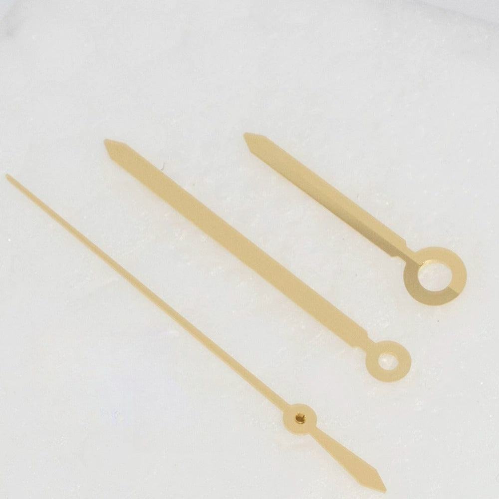 11x16.5x17.6mm Golden No Lume Watch Hands for ETA C07.111 Movement T099