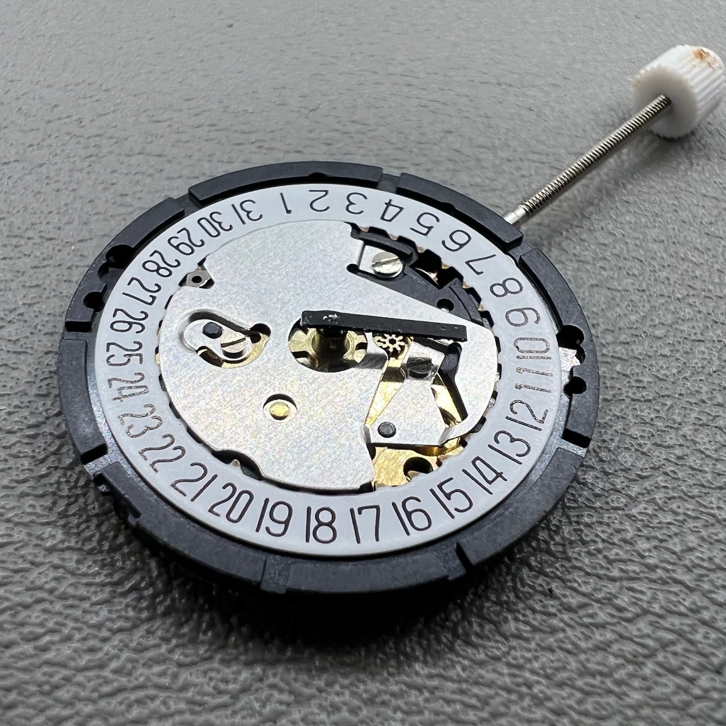 Swiss ISA 338 Quartz Movement Date@6 3 Hands