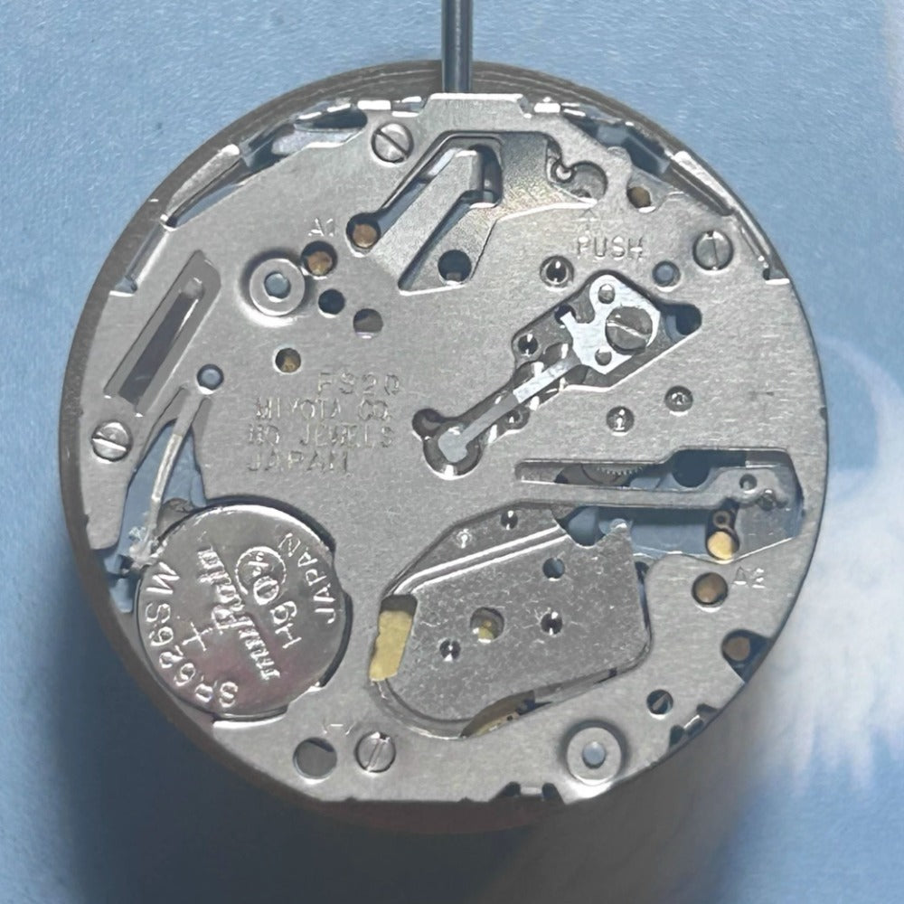 Japan Made Miyota FS20 Quartz Movement 6 Hands Single Calendar Date At 3